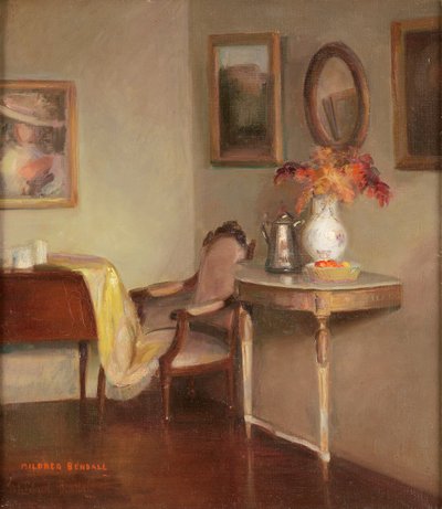 Corner of a Bordeaux Salon by Mildred Bendall